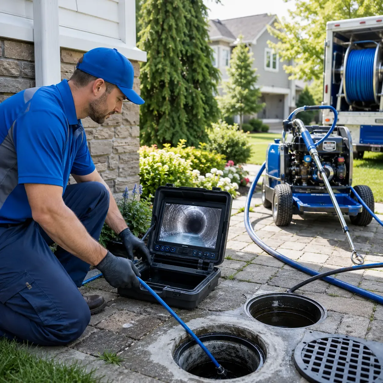 Outdoor drain cleaning professionals serving Rumson, NJ
